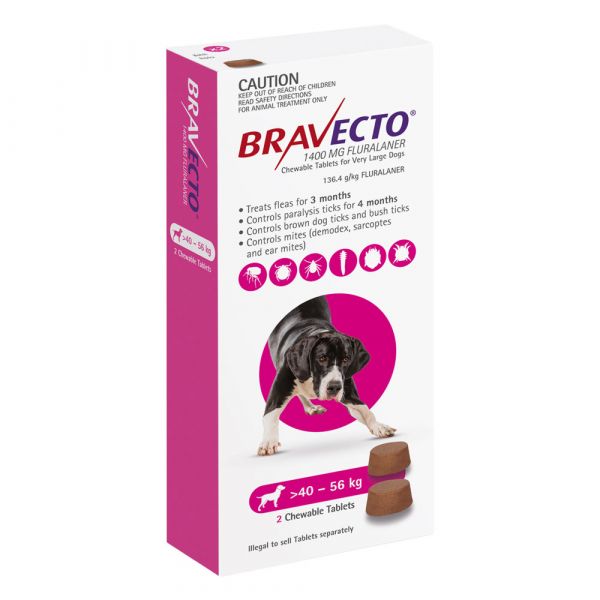 BRAVECTO 6-MONTH XLGE PURPLE