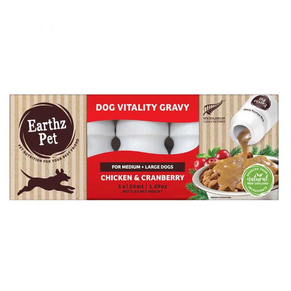 GRAVY DOG M/L CRANBERRY CHICKEN 50ML 5X5