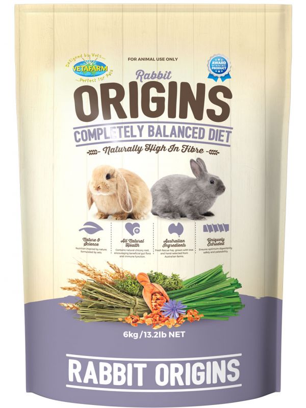 VETAFARM RABBIT ORIGINS 6KG