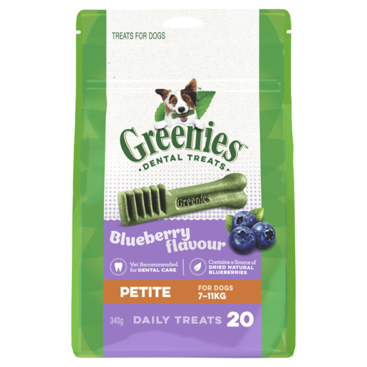 GREENIES BLUEBERRY PETITE 340G