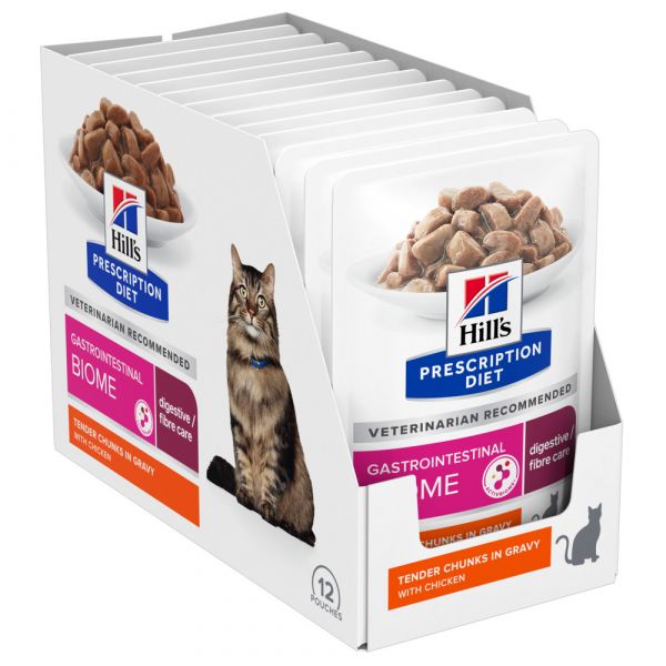 HILLS CAT GASTRO BIOME 85G 12'S