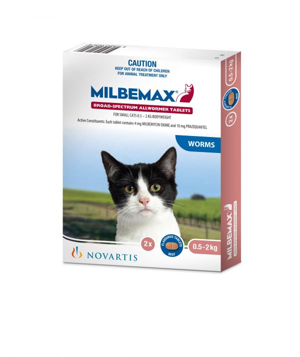 MILBEMAX TASTY SML CAT 2'S