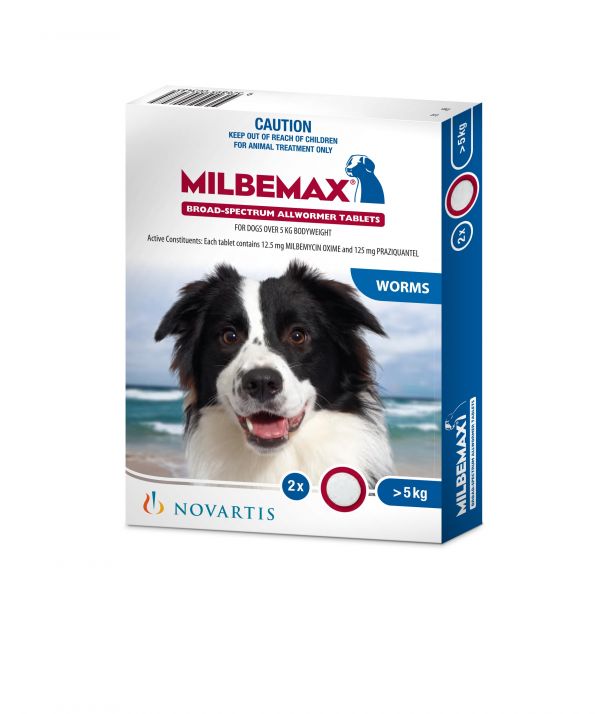 MILBEMAX DOG OVER 5KG 2'S