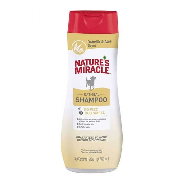 NATURES MIRACLE DOG OATMEAL SHAMPOO 473ML