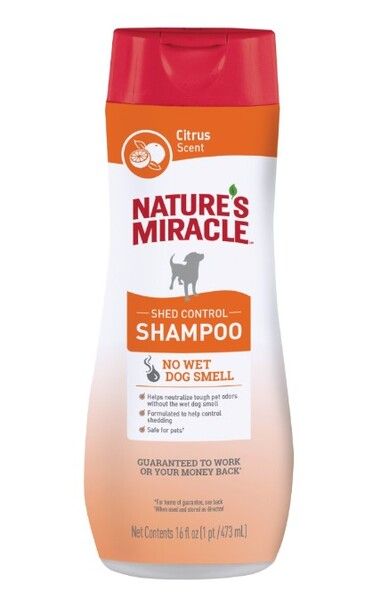 NATURES MIRACLE DOG SHEDDING SHAMPOO 473ML