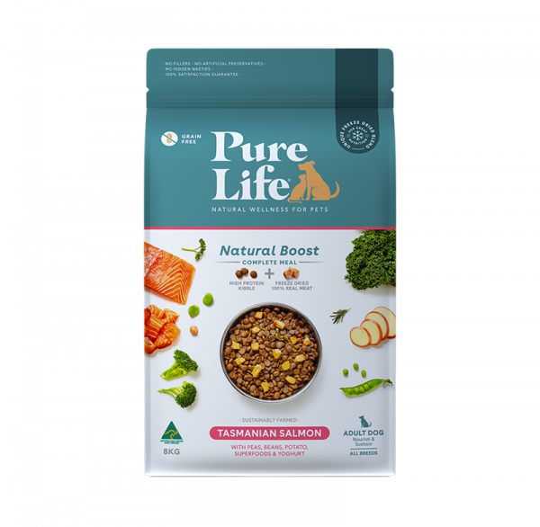 PURE LIFE DOG SALMON 8KG 