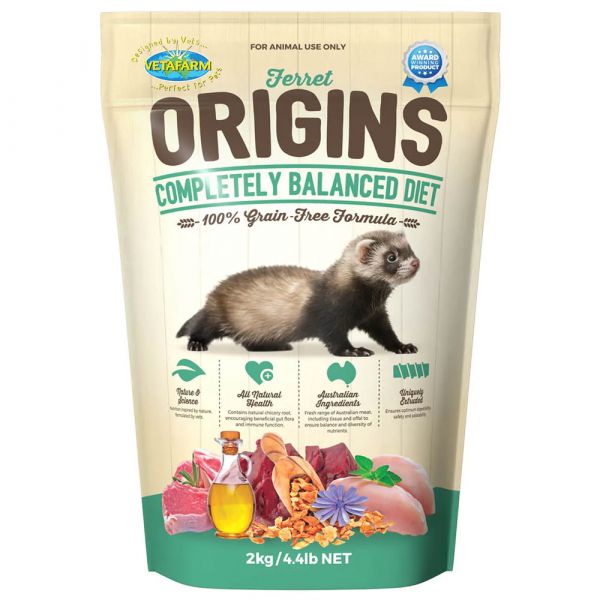 VETAFARM FERRET ORIGINS 2KG