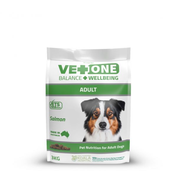 VETONE DOG ADULT SALMON  3KG