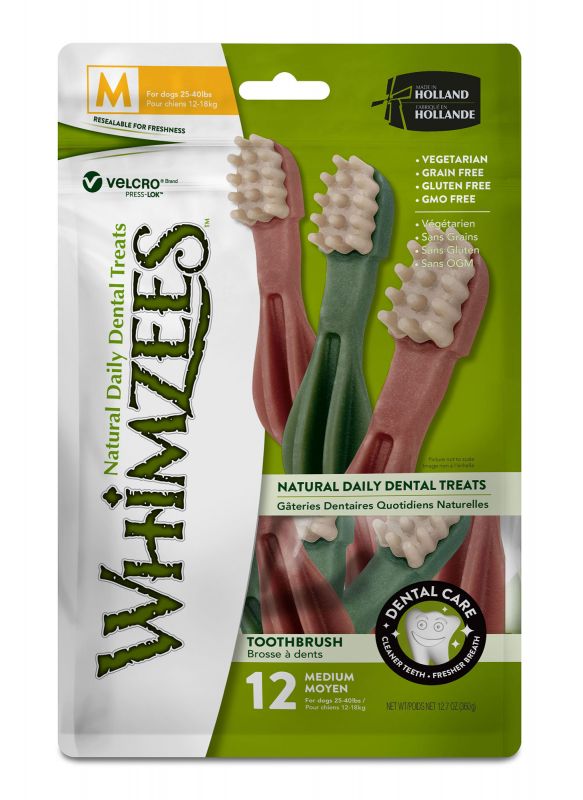 WHIMZEES TOOTHBRUSH STAR M VALUEBAG 12S