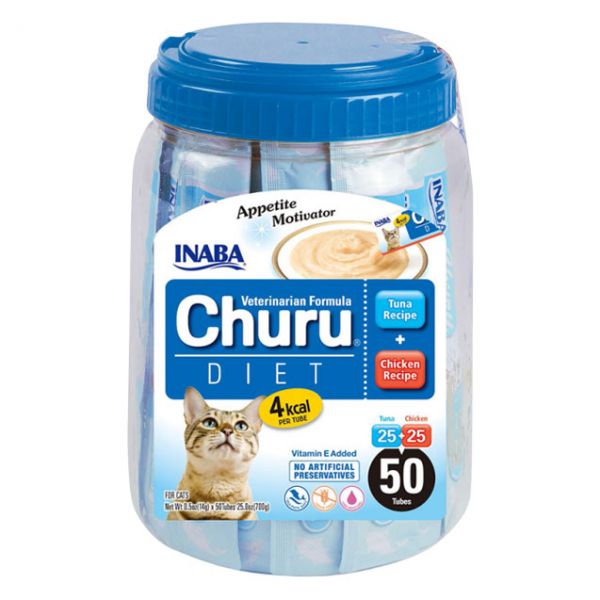 INABA CAT CHURU DIET 14G 50'S