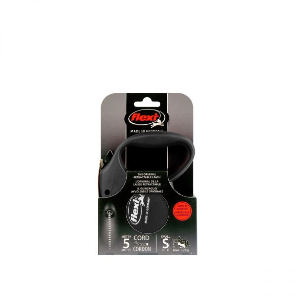 FLEXI LEAD CORD SMALL BLACK   