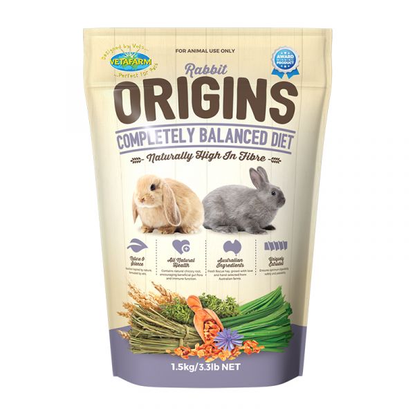 VETAFARM RABBIT ORIGINS 1.5KG