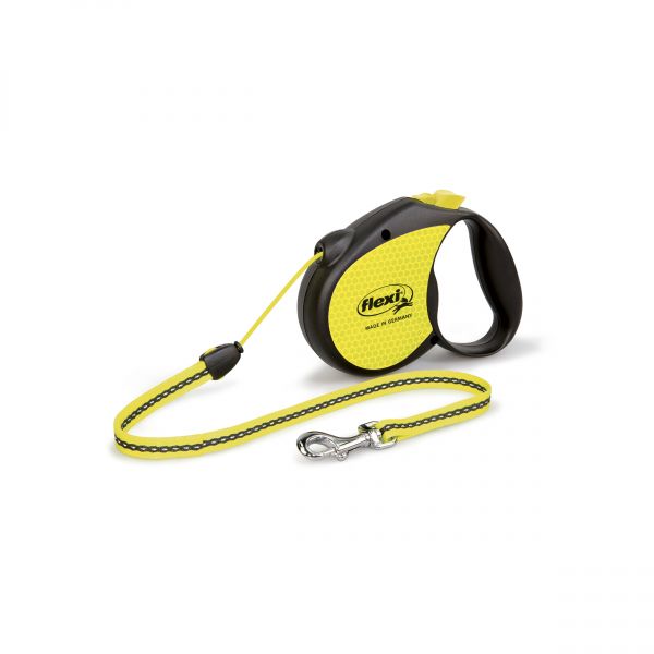FLEXI LEAD CORD MEDIUM NEON   