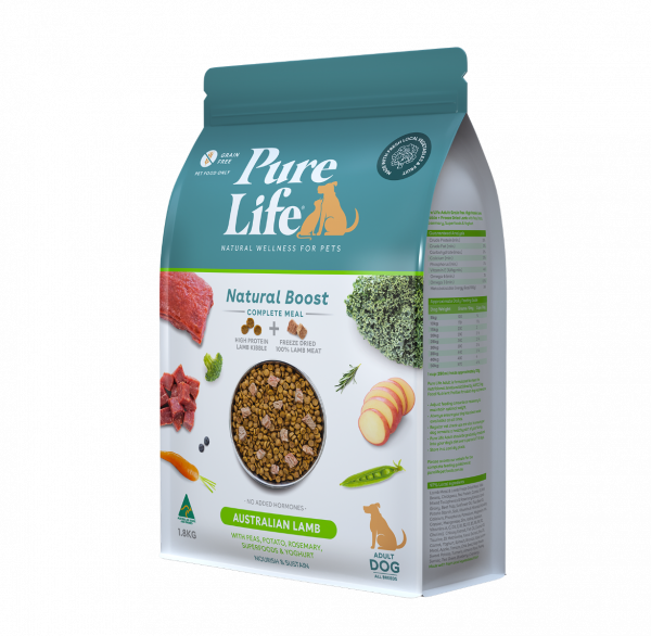 PURE LIFE DOG LAMB 1.8KG