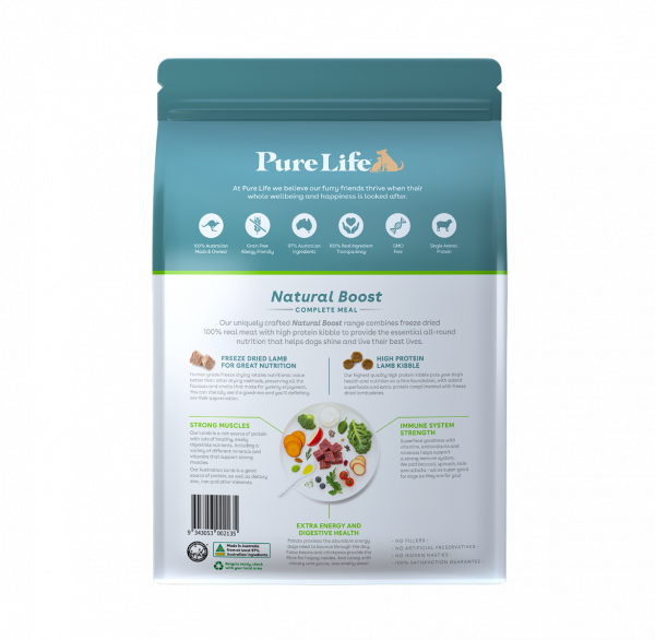 PURE LIFE DOG LAMB 1.8KG