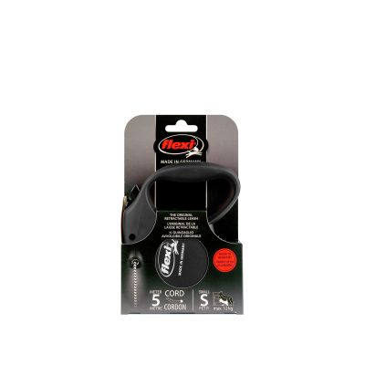 FLEXI LEAD CORD SMALL BLACK   