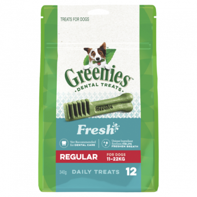 GREENIES FRESH REGULAR 340G