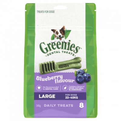 GREENIES BLUEBERRY LARGE 340G